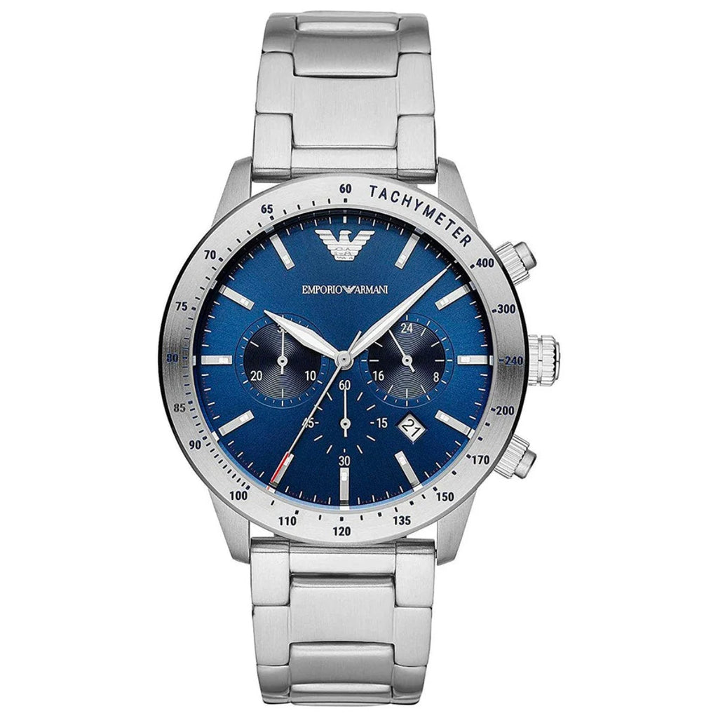 Emporio Armani AR11306 chronographe bleu