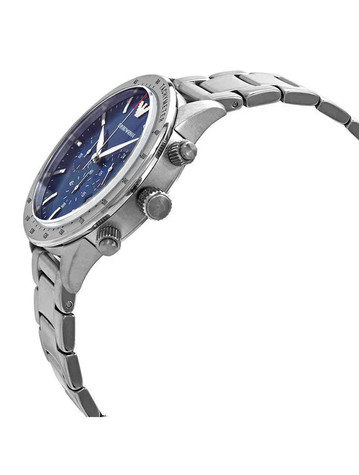 Emporio Armani AR11306 chronographe bleu