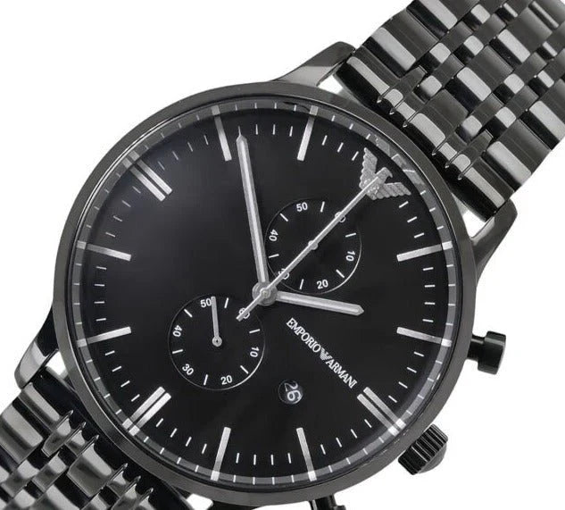 Emporio Armani AR1934 Men's Black Chronograph Watch